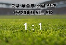 축구 무승부 배팅과 무잡이 배팅에 대해서 축구 무승부 썸네일